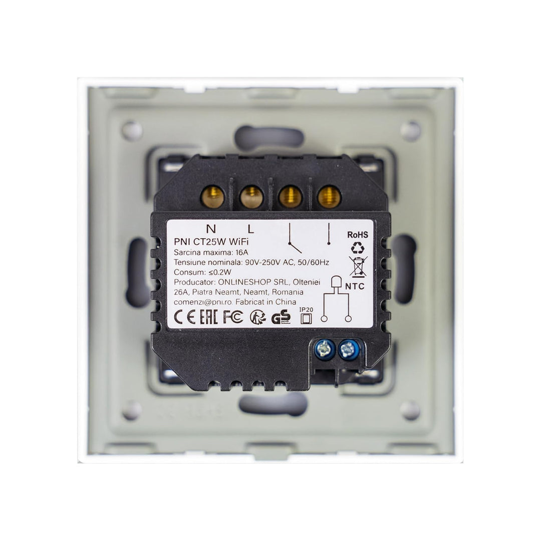 Smart-Thermostat PNI CT26W WiFi für elektrische Fussbodenheizung oder Pumpengruppe, inklusive Bodens