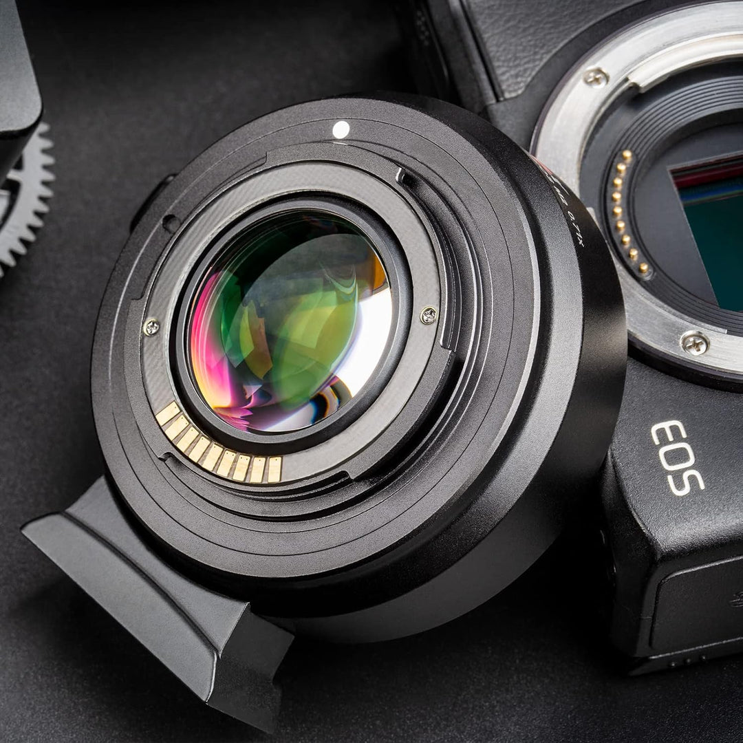 VILTROX EF-EOS M2 Speed Booster 0,71x Autofokus Speedbooster Objektiv Adapter kompatibel mit Canon E
