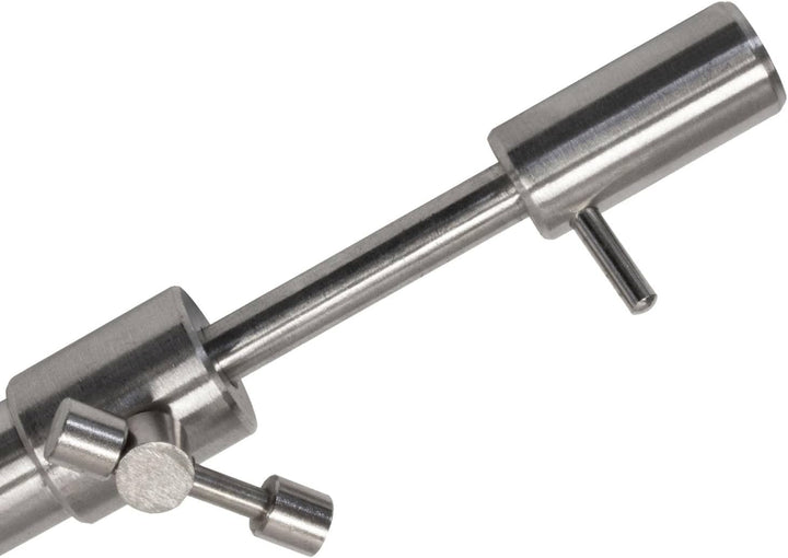 Angel Domäne Edelstahl Bankstick | Stainless Steel Bank Stick | Rutenhalter | Rutenauflage | Erdspie