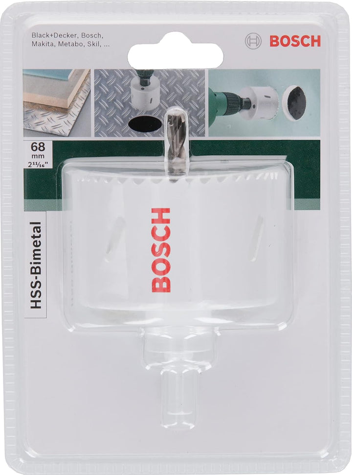 Bosch 1x Lochsäge HSS-Bimetall (für Aluminium, Metalle, Buntmetalle, Kunststoffe, Acrylglas, Holz, G