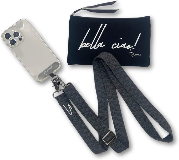 NOOMYA breite Handykette – Handyband universal zum Umhängen mit Adapter, Handy Band verstellbar & ab