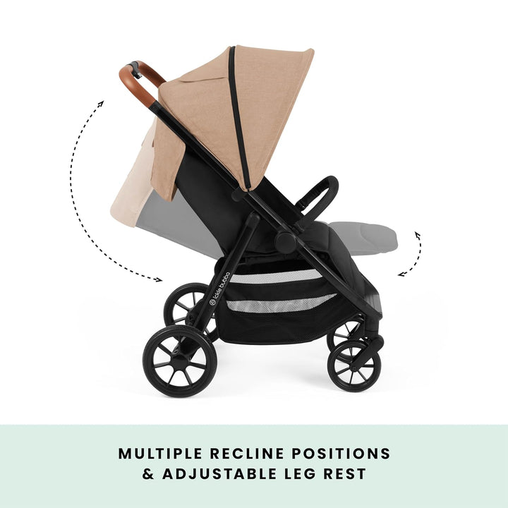 Ickle Bubba Stomp Stride Prime Kinderwagen (Wüste) – Geburt bis 22 kg, extra grosser Sitz, Multi-Ter