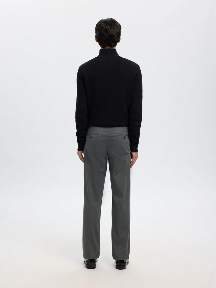 Selected Homme Male Chino 196 Straight Flex 32W / 34L Dark Shadow, 32W / 34L Dark Shadow