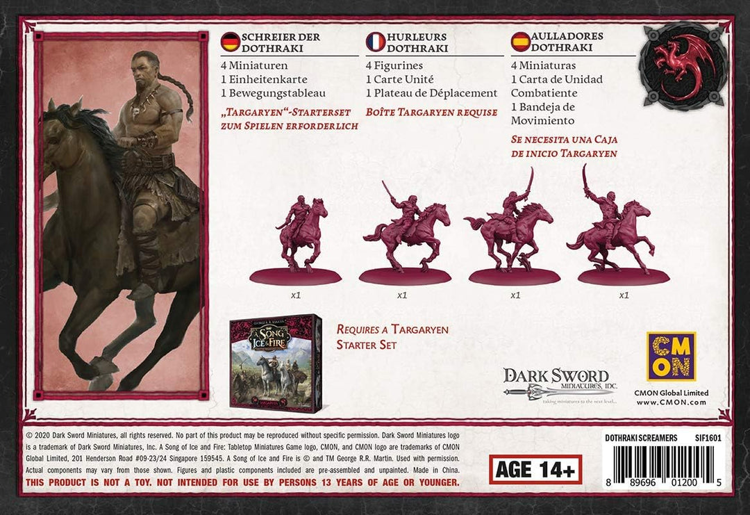 CMON | A Song of Ice &amp; Fire – Schreier der Dothraki | Erweiterung | Tabletop | 2 Spieler | Ab 14+ Ja
