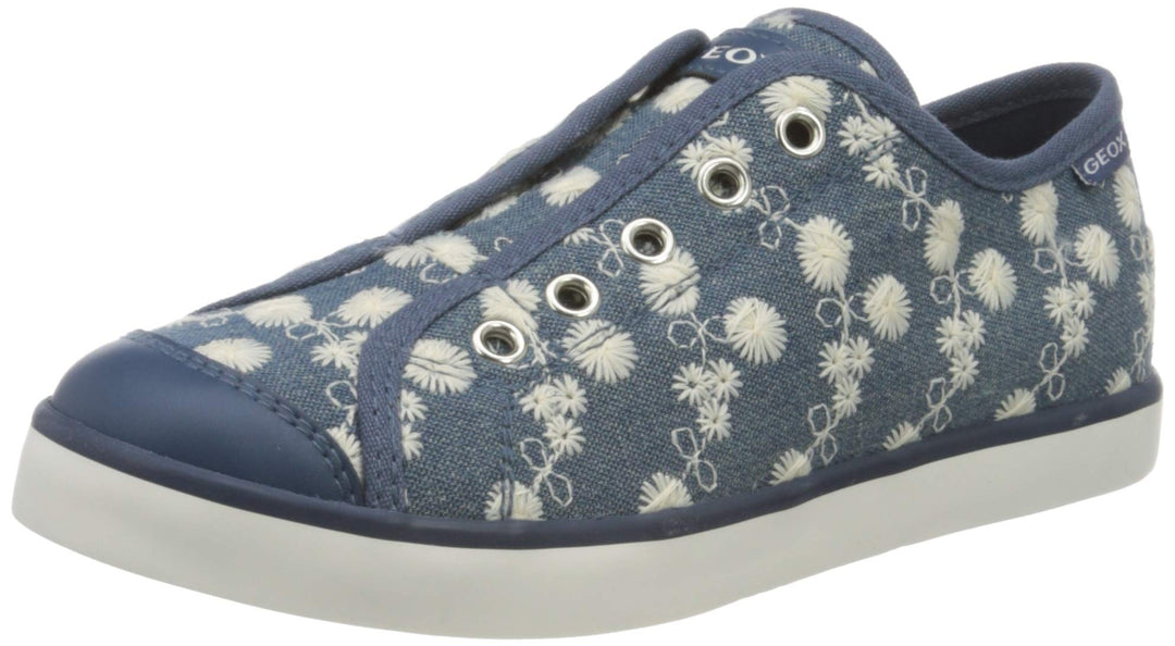 Geox Mädchen Jr Ciak Girl C Sneakers 24 EU Avio, 24 EU Avio