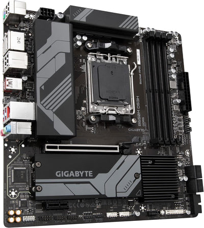 GIGABYTE B650M DS3H (AM5/ LGA 1718/ AMD/ B650/ Micro ATX/ 5 Jahre Garantie/ DDR5/ PCIe 4.0 M.2/ PCIe