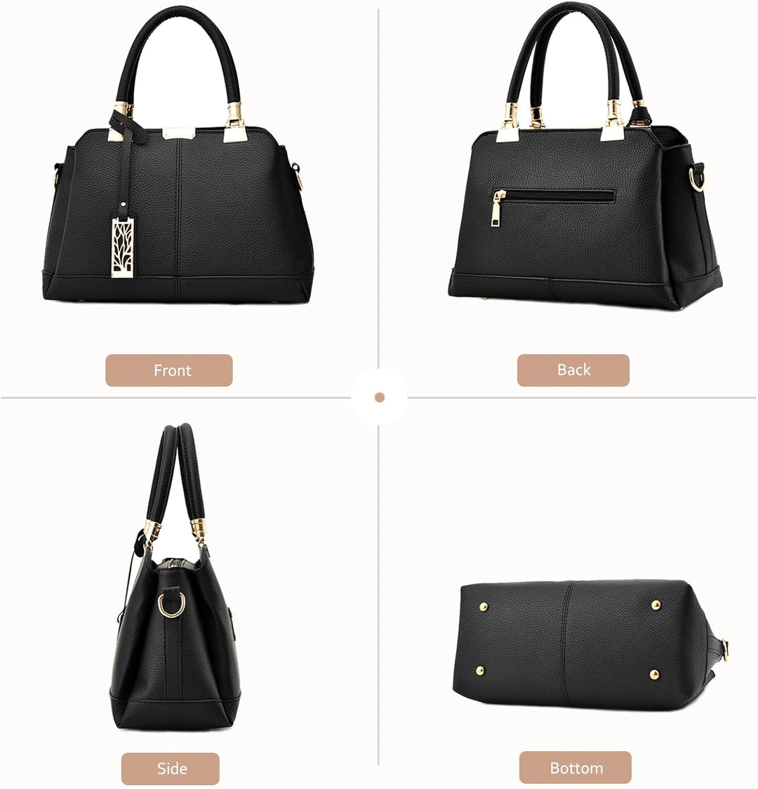 NICOLE &amp; DORIS Damen Handtaschen Elegante Damen Tasche Designe Frauen Umhängetasche PU Weiche Ledert