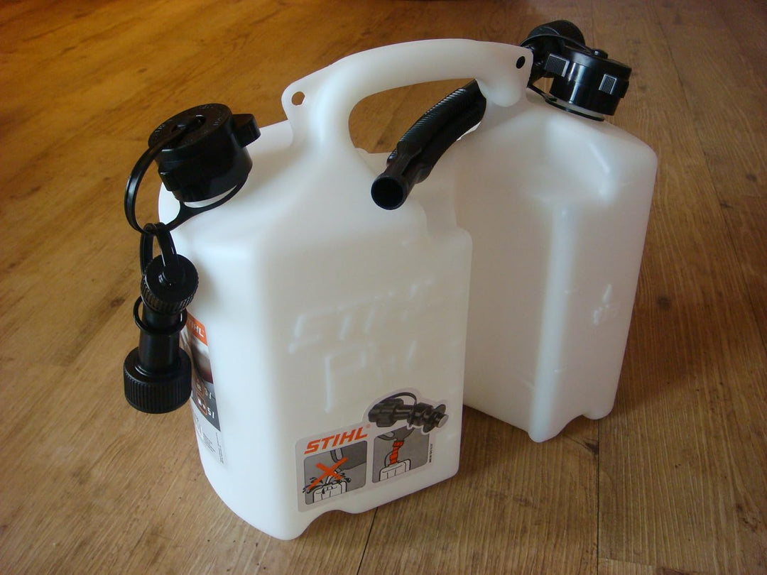STIHL 0000 881 0120 Kombi-Kanister Standard 5Liter/3Liter Transparent Einzelbett, Einzelbett