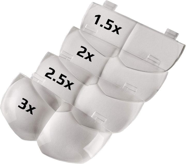 Carson PRO Series MagniVisor Deluxe Ersatzlinsenset mit 1,5x/2x/2,5x/3x Vergrösserung (CP-60RPL), We