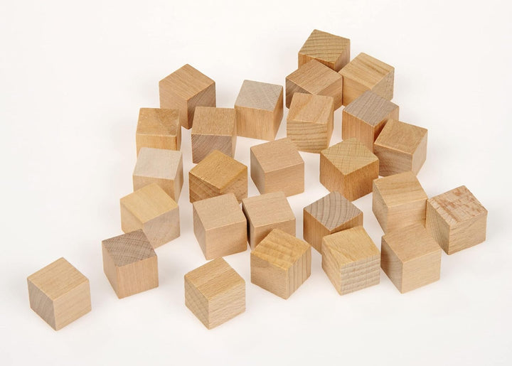 Betzold - Soma-Würfel, 150 Holz-Würfel, naturbelassen - Bausteine Holzklötze Mehrfarbig, Mehrfarbig