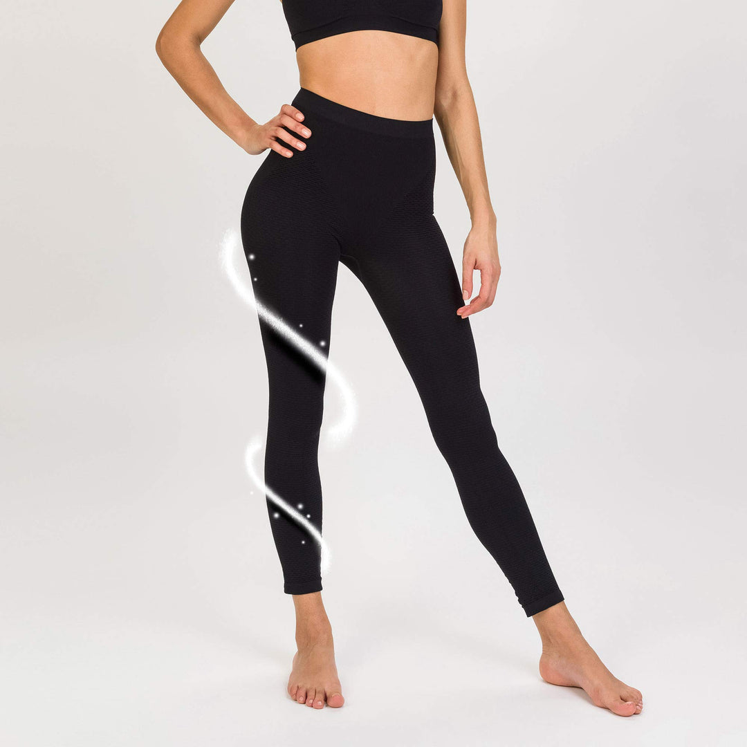 Boostershape Damen Fuseau Legging FR : Einheitsgrösse (Taille Fabricant : S/M) Schwarz, FR : Einheit