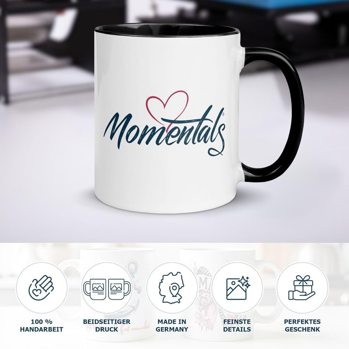 Faultier Tasse | Faultier mit Buch im Sessel | Lustiger Geschenk Becher für Leseratten und Bücherwur