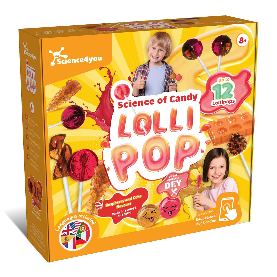 Science4you Lollipops Maker für Kinder im Alter von 8 9 10 11+ Jahren – Süssigkeiten-Herstellungsset