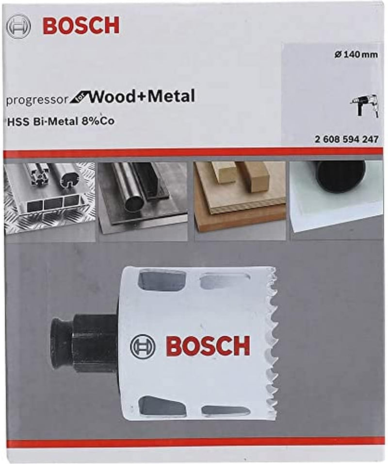 Bosch Accessories Lochsäge Progressor for Wood & Metal (Holz und Metal, Ø 140 mm, Zubehör Bohrmaschi