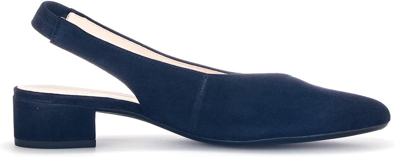 Gabor Damen Slingpumps, Frauen Absatzschuhe 37 EU Blau Atlantik, 37 EU Blau Atlantik