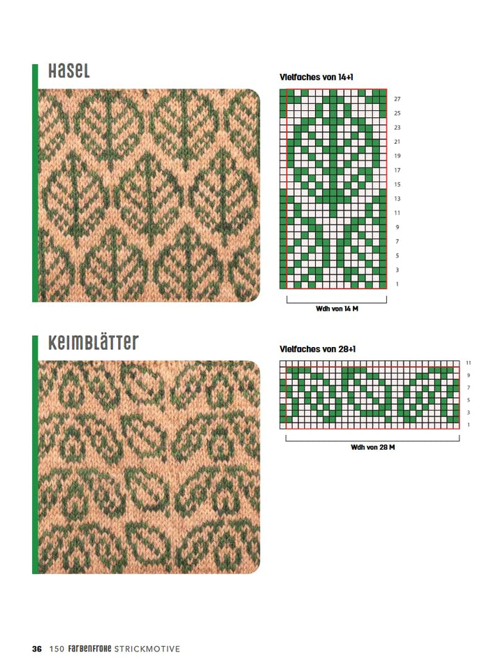 150 farbenfrohe Strickmotive: Weitere moderne Ideen zum Mehrfarbigstricken, Taschenbuch