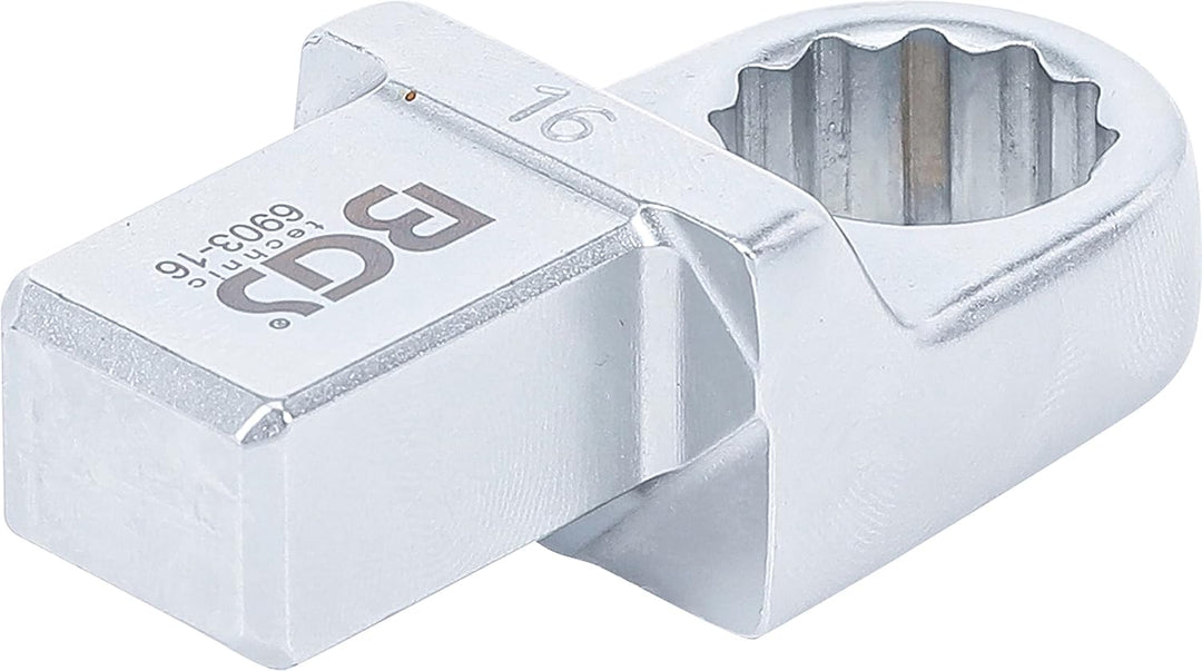 BGS 6903-16 | Einsteck-Ringschlüssel | 16 mm | Aufnahme 14 x 18 mm, 16 mm