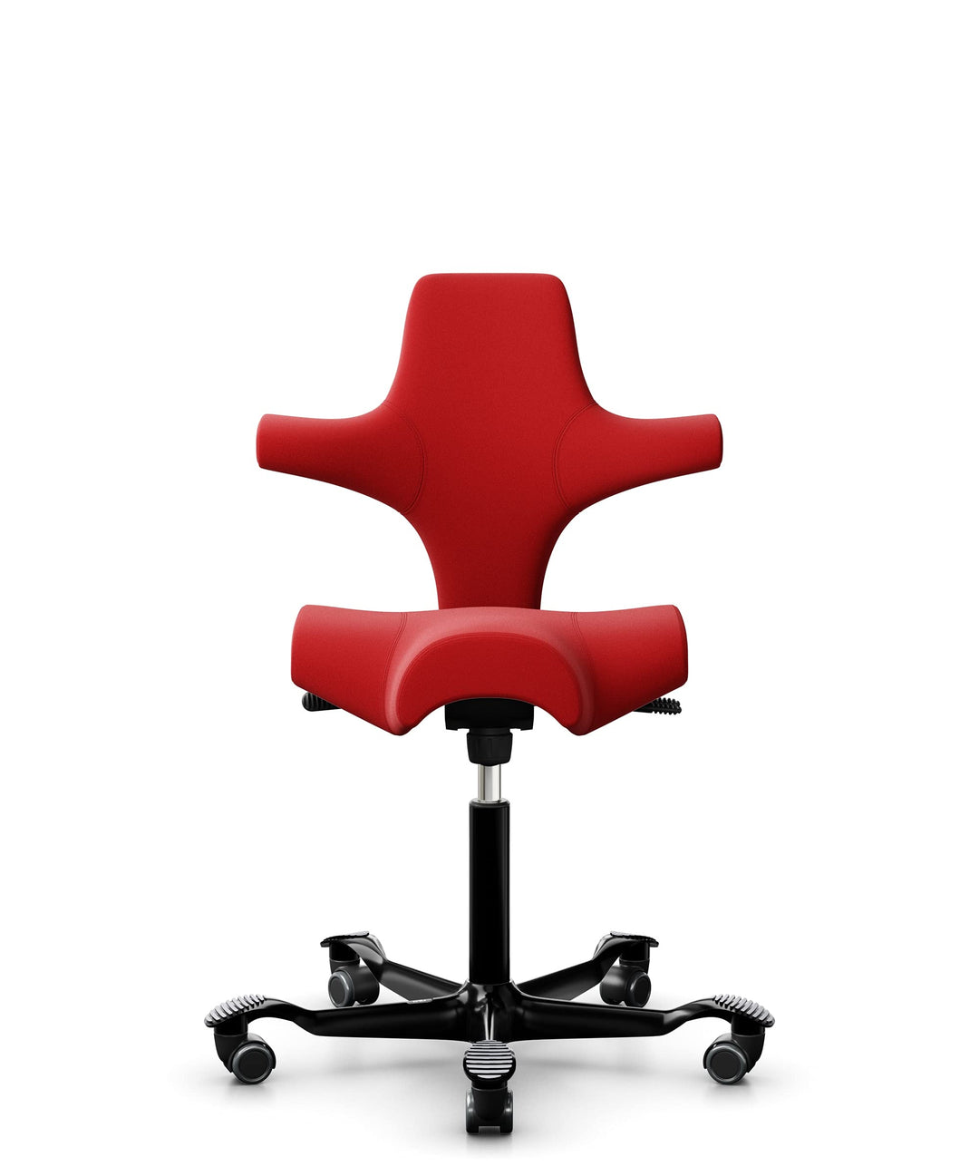 HAG Capisco 8106 Stoff Xtreme Bürodrehstuhl - Standard Gasfeder 200 mm - Sitzhöhe 47-65,5 cm - weich