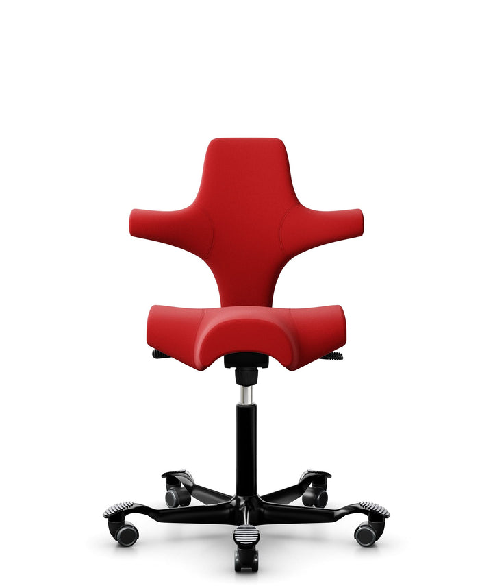 HAG Capisco 8106 Stoff Xtreme Bürodrehstuhl - Standard Gasfeder 200 mm - Sitzhöhe 47-65,5 cm - weich