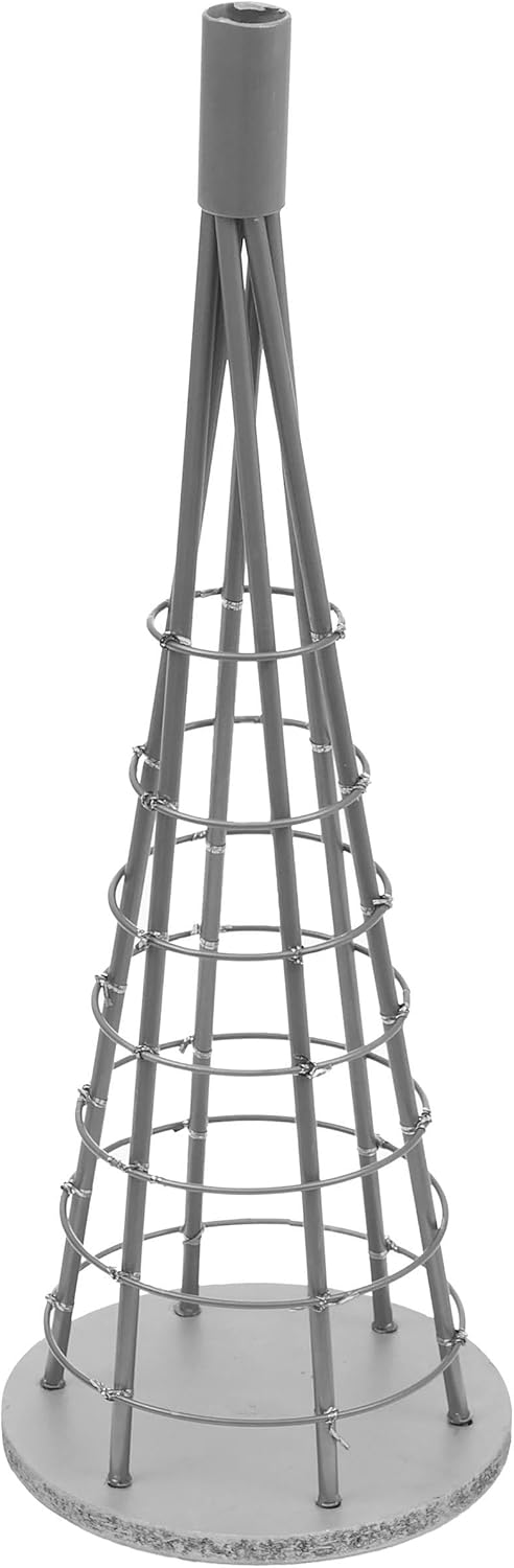 Deko-Baum HWC-O91, Weihnachtsbaum Schmuckbaum Weihnachtsdeko Christbaum zum Beschmücken, Metall 60cm