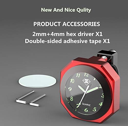 Motorrad wasserdichte Uhr schwarz blau rot silber für Fahrrad/Motorrad/SUV verschiedene Modelle, pas
