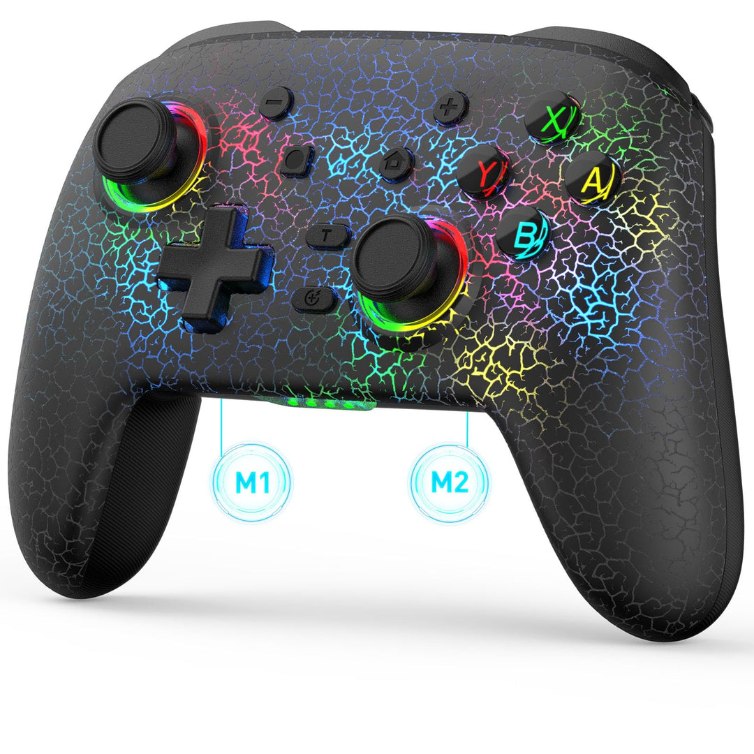 Joso Wireless Controller für PC/Switch/PS4/PS3, Smartphone Controller für iPhone/Android Unterstützt