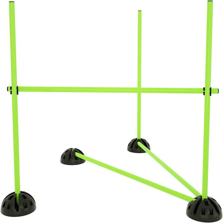 Sprungstangen-Set Agility Hürdenset Trainingsstangen für Sprungkraft, Dribbling und Beweglichkeit Id