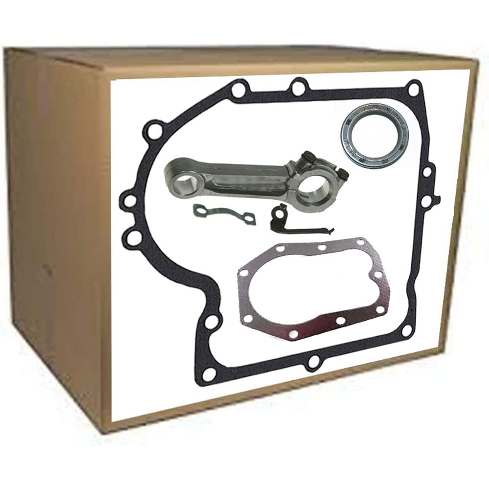 Pleuel für Briggs & Stratton Motor 286707 28D707 28M707 und Zylinderkopf - Dichtung Kurbelgehäuse Si