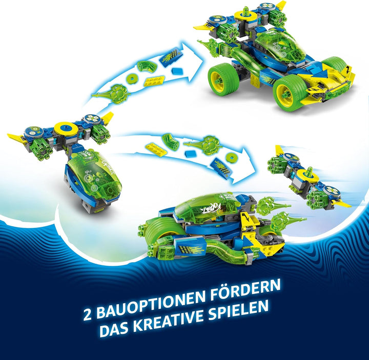 LEGO DREAMZzz 2in1 Mateo and The Z-Blob Action Race Car to Motorbike Toy, Vehicle Set for 8 Plus Yea