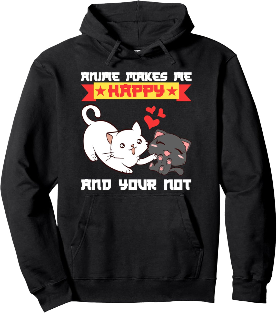 Otaku Anime Katze Japanische Animation Pullover Hoodie