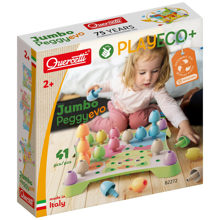 Quercetti Jumbo Peggy EVO Play Bio 41 Stück