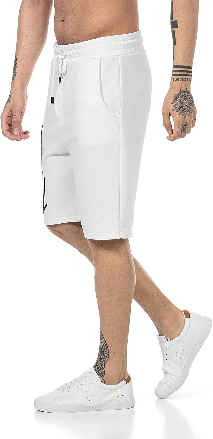 Redbridge Shorts Sweatpants Kurze Hose Baumwolle Premium Qualität XL Ecru, XL Ecru