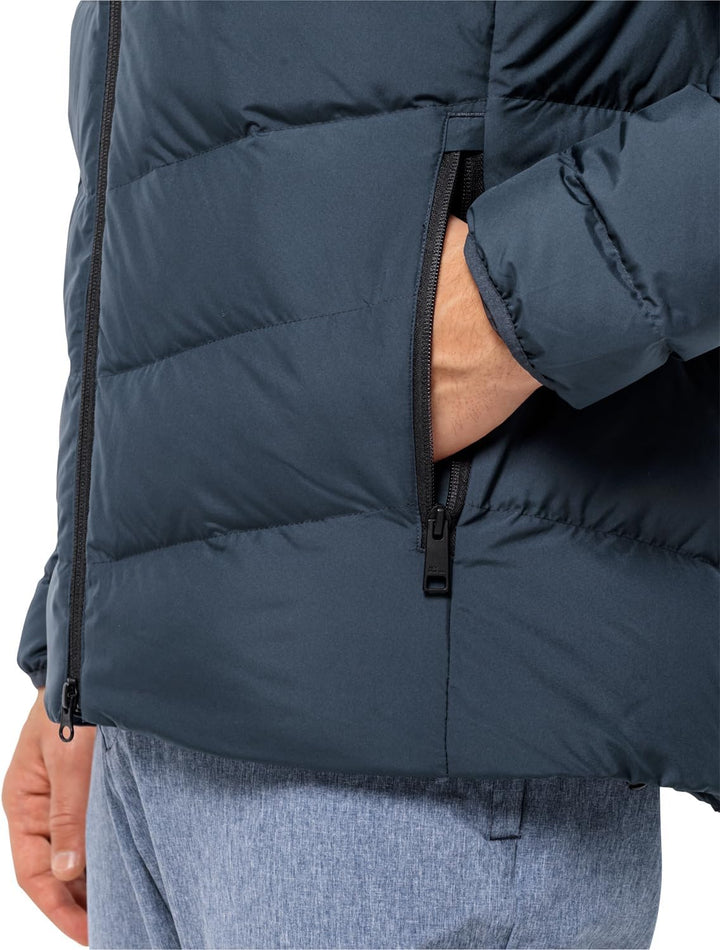 Jack Wolfskin Herren Colonius Jkt M Daunenjacke S Aluminium Blue, S Aluminium Blue