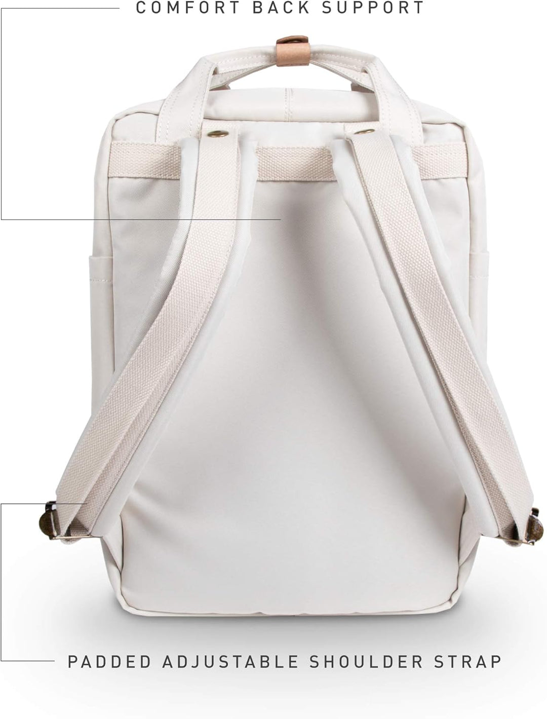 Doughnut MACAROON Rucksack Reborn Series Unisex 16L mit Laptopfach I Studenten-Rucksack funktionell