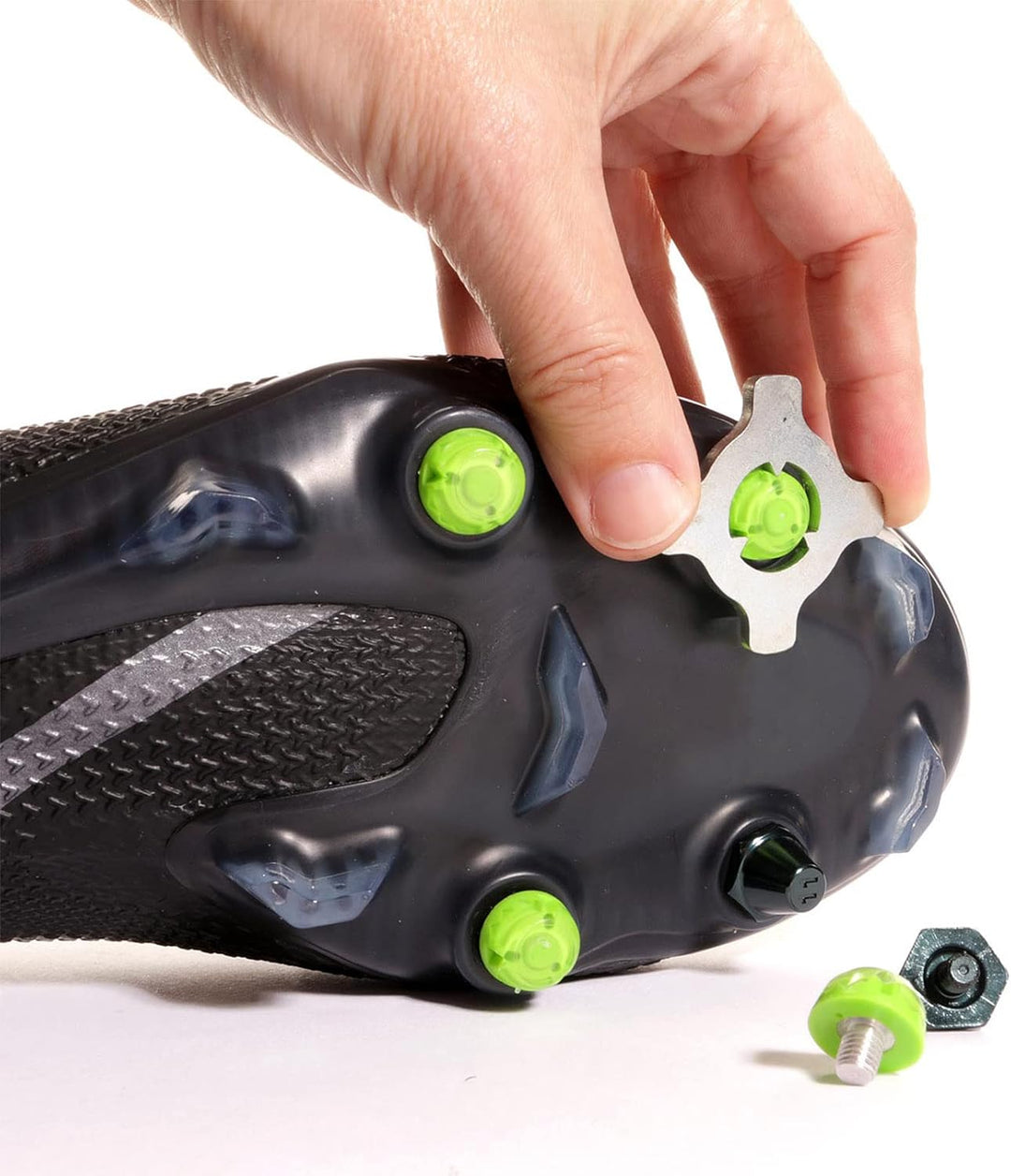 STUDIAMONDS Gummistollen für Fussballschuhe - 12 X Fussballstollen Standardgewinde mit 2X Stollensch