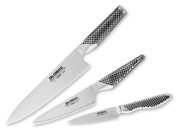 Global G-2338 Messerset 3 teilig, G-2, GS-3 und GS-38