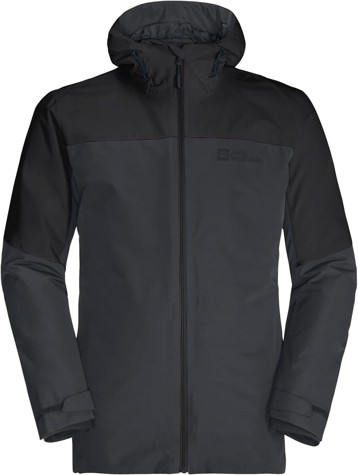 Jack Wolfskin Herren Glaabach 3in1 Jkt M Jacket M Schwarz, M Schwarz