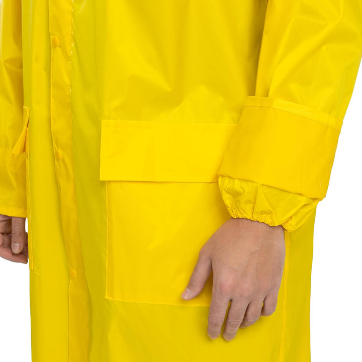 BWOLF POSEIDON Regenmantel Herren Regenmantel Wasserdichte Lange Regenjacke Outdoor Wiederverwendbar