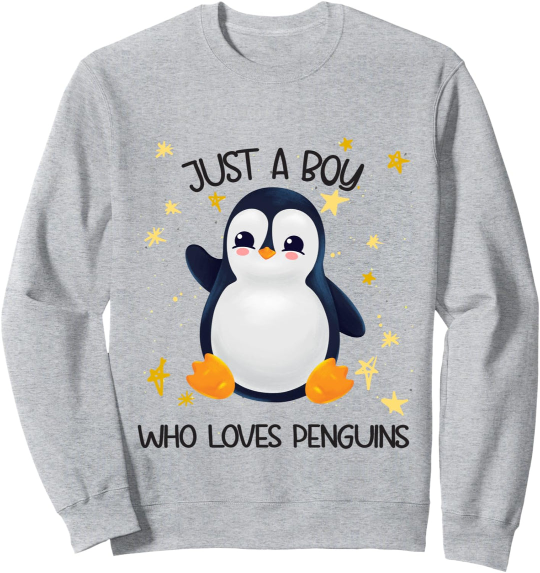 Pinguin Just A Boy Who Loves Penguins Sweatshirt