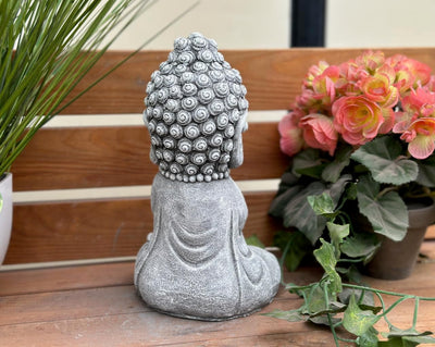 stoneandstyle Steinfigur Buddha Shiva Baby sitzend frostfest Steinguss massiv