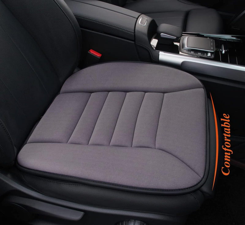 kingphenix Auto Sitzkissen mit 3,0 cm Komfort Memory Foam Sitzkissen für Auto und Bürostuhl - Grau,