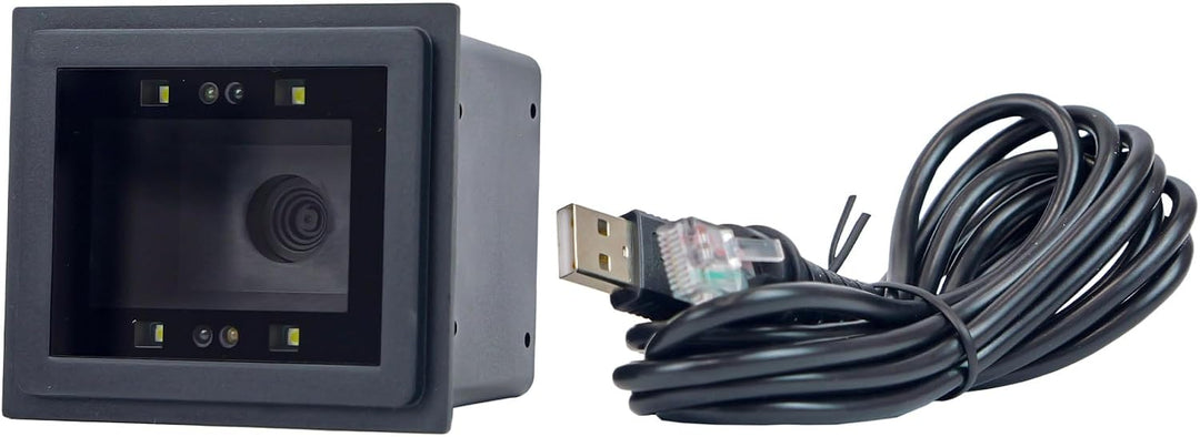 HDWR HD340 QR-Code-Scanner USB, stationärer 1D 2D Barcode-Scanner