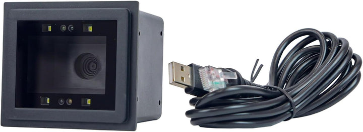 HDWR HD340 QR-Code-Scanner USB, stationärer 1D 2D Barcode-Scanner
