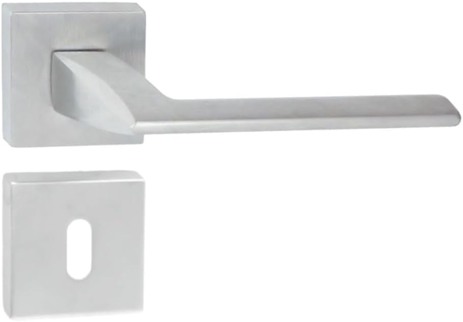 domino Türgriff ELIZA-QR M4 BB-Buntbart Drückergarnitur für Zimmertüren Türdrücker-Set Rosetten-Garn