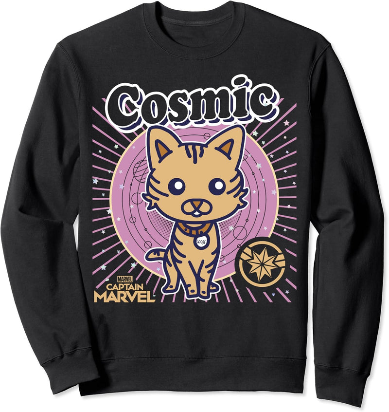 Captain Marvel Goose Cosmic Cartoon Sweatshirt
