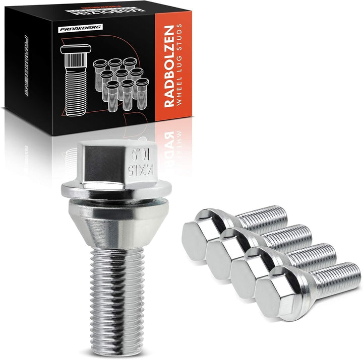 Frankberg 5x Radbolzen Radschraube Vorne Hinten Kompatibel mit S60 I 384 S80 I 184 TS XY V70 II 285