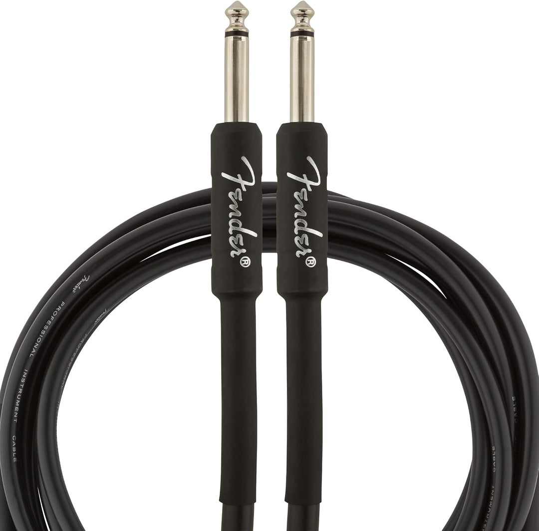 Fender Professional Series Gitarrenkabel, Hochwertiges Instrumentenkabel für E-Gitarre, Bass und Stu