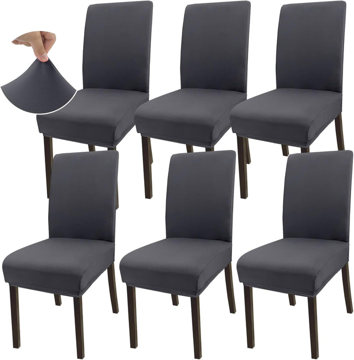 Granbest Super Dehnbar Essen Stuhlhusse, Universal Mikrofaser Parson Essen Stuhlhussen 6er Set, Abne