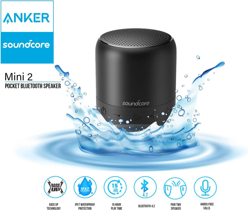 Anker SoundCore Mini 2 Speaker - Black