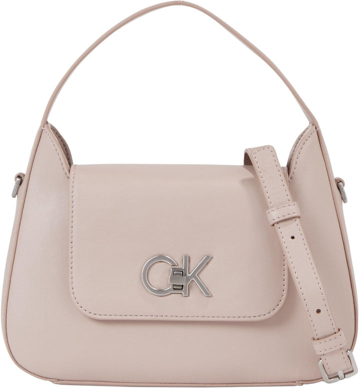 Calvin Klein Damen Tasche Re-Lock Crossbody Klein, Grau (Shadow Gray), Onesize